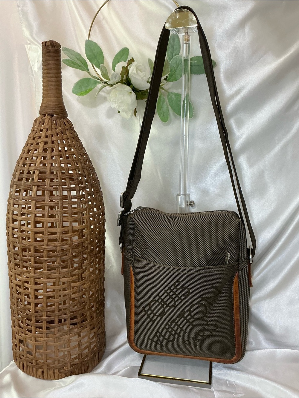 Preloved Louis Vuitton Damier Grant Sitadan Shoulder Bag w Dustbag